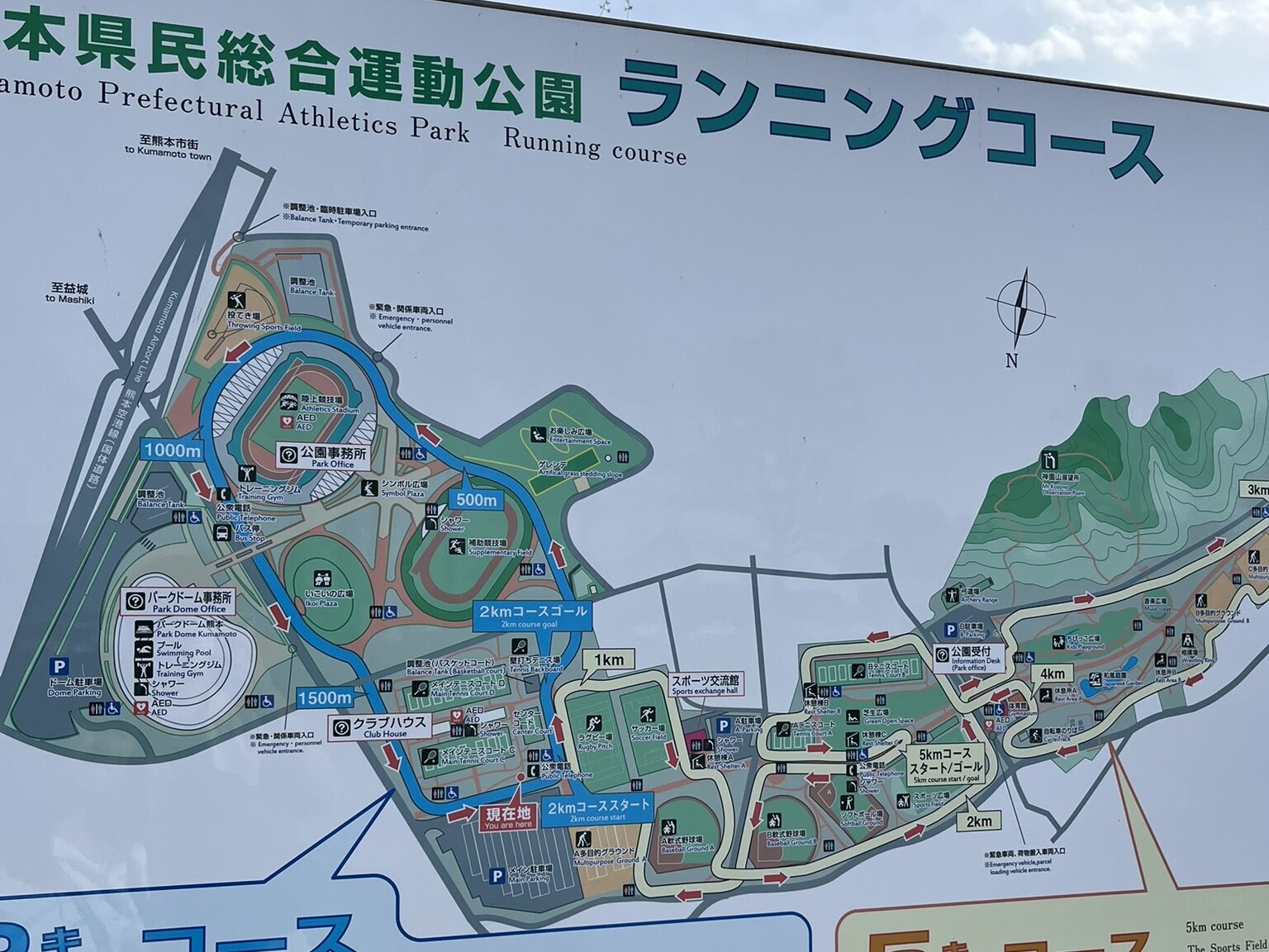 運動公園　コースマップ