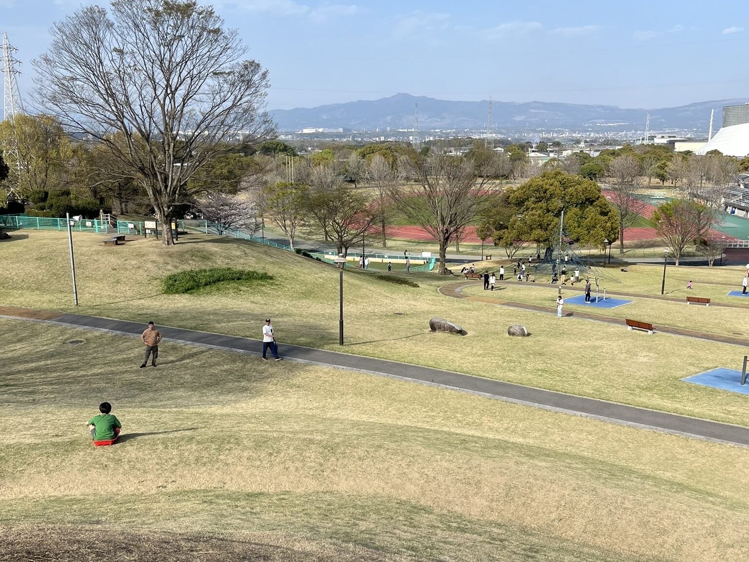 運動公園　見下ろし