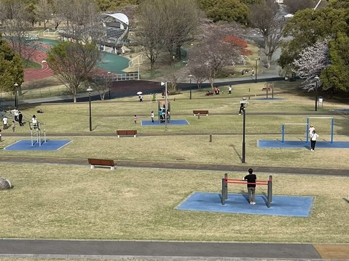運動公園　見下ろし２