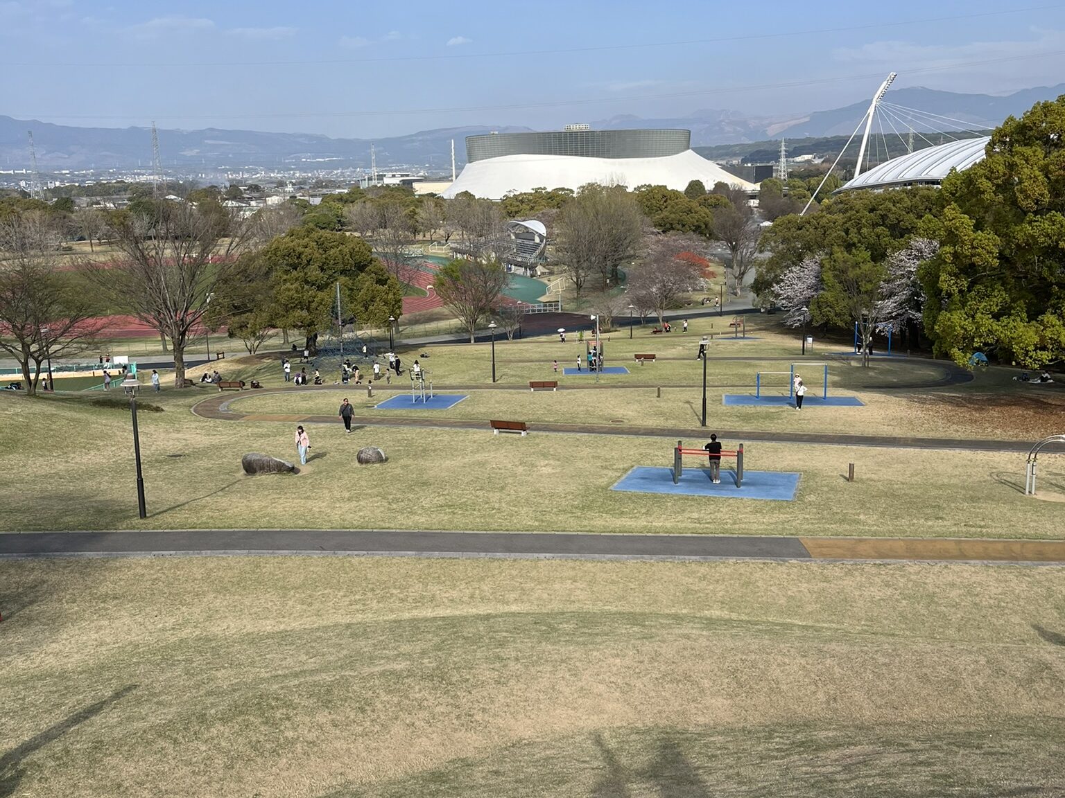 運動公園　見下ろし２